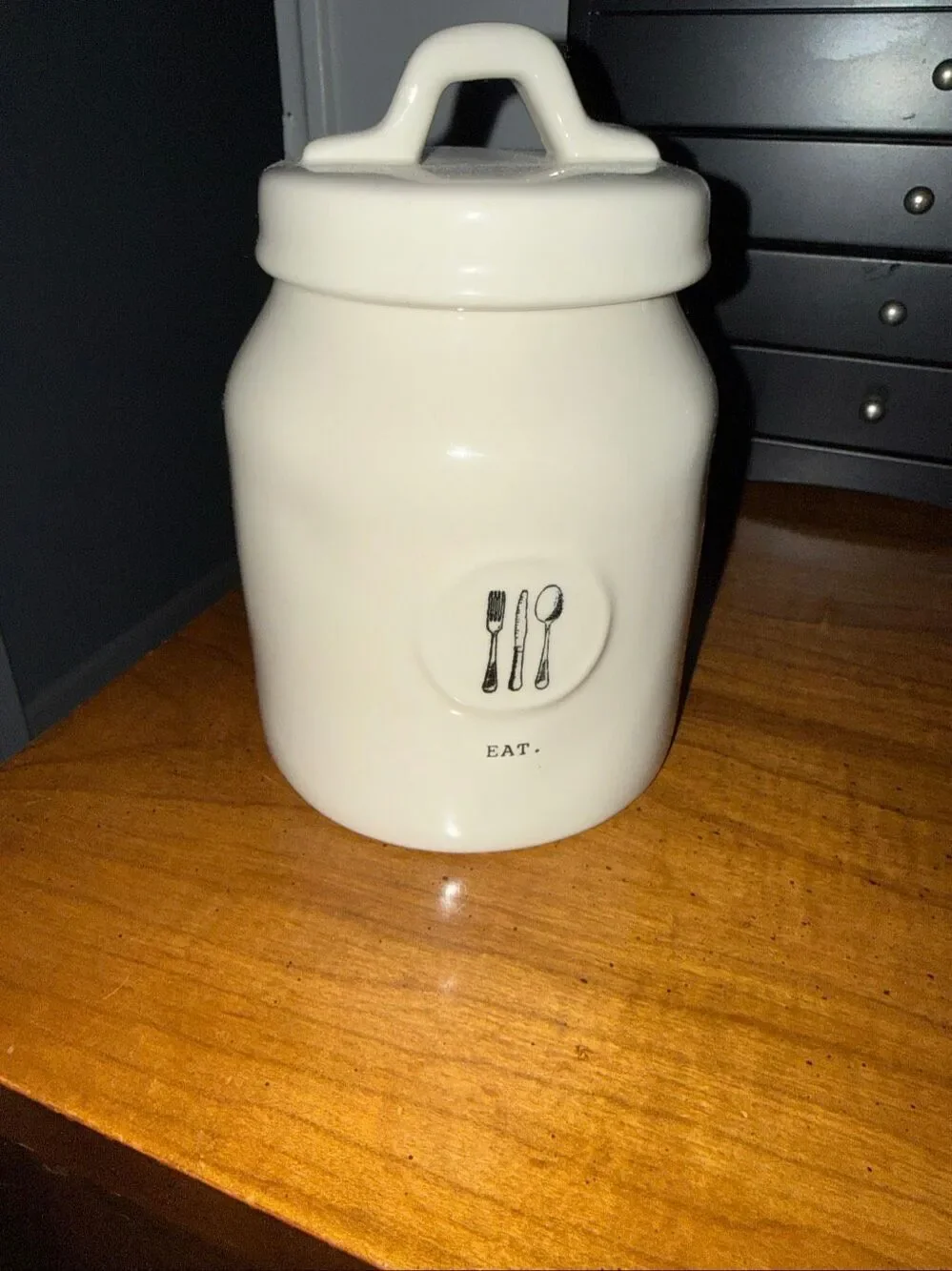 Rae Dunn EAT Canister Artisan Collection By Magenta
